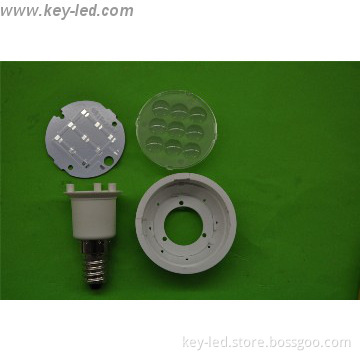 National patent Plastic 4W E17 led spotlight housing